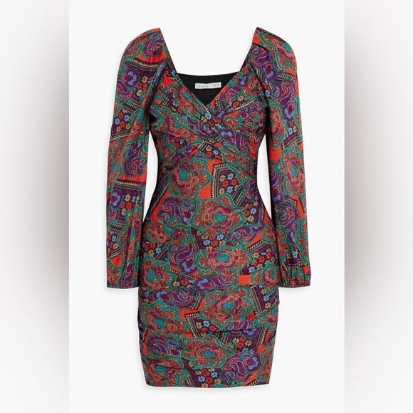 Veronica Beard Bellino Paisley Silk Dress NWT